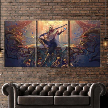Khada Jhin Plakat Populaarsem Video Mängu League of Legends Seina Art Õli Maali Seinale Plakati, Lõuend Printings Seina Katta Home Decor