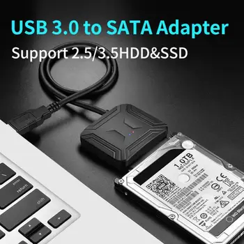 USB 3.0 SATA Kaablid Converter Meeste 2.5/3.5 Tolline HDD/SSD Drive Traat Adapter Juhtmega Teisendada Kaablid USB 3.0 SATA III-Liides