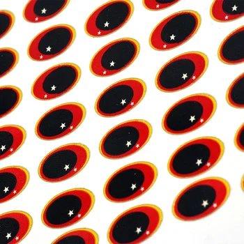Rompin 120pcs merekalapüügi Holograafiline Bass Kinnitusseadmed Meelitada võltsitud Silmad Crankbait Lepamaim Popper VIB Kunstlik Kala Silma DIY Tarvikud