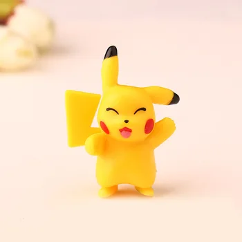 6tk/set Anime Takara Tomy Pokemon Pikachu Nukk Pokemon Mänguasi Mudel Kook Teenetemärgi Laste Tegevus Joonis Mänguasi Lastele, Mänguasjad