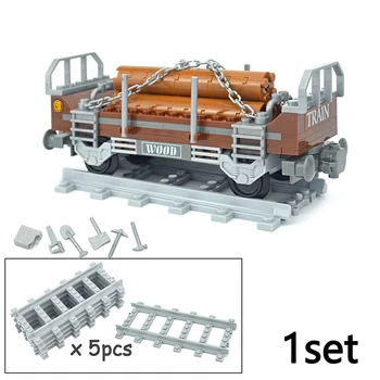 150pcs Mudel, hoone komplektid Ühilduv Kõikide Kaubamärkide linna rongide rööpad 021 3D plokid hoone mänguasjad, laste hobid