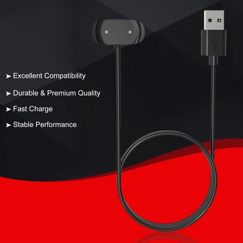 1m Laadija USB Laadimise Kaabel Xiaomi Huami Amazfit T-Rex Pro Smart Watch Laadijad Häll Smartwatch Kiire Laadimine Line 2021