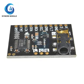 PCM5102A Audio DAC Dekooder Juhatuse Digitaalset Stereo Heli Moodul 3,5 mm AUX-Pesa Vaarika Pi Kõlar