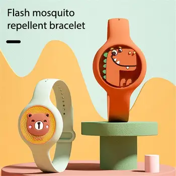 Silikoon Mosquito Repellent Vaadata Laste Multikas Suvel Putukatõrjeks Käevõru Kerge Veekindel Randme Bänd Käevõru