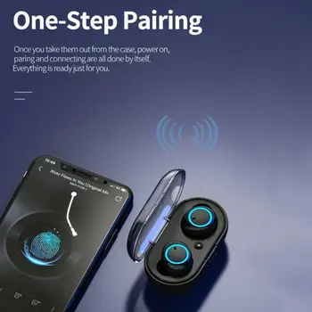 Y50 TWS Bluetooth Kõrvaklapid 5.0 Juhtmeta Peakomplekti IPX7 Veekindel Sügav Bass Earbuds Tõsi, Traadita Stereo Kõrvaklappide Sport Kõrvaklapid