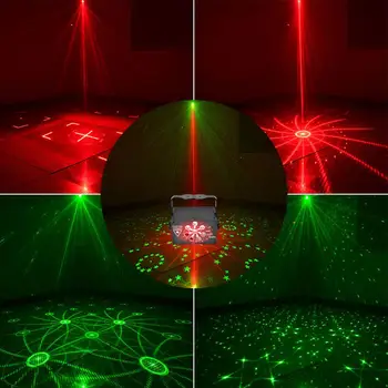 Disco Light LED-Laser Lava Projektori Lamp USB Laetav Pulmi, Sünnipäeva DJ Lamp Halloween Teenetemärgi Koos UV Mõju