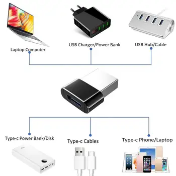 USB Tüüp C Adapter-USB-USB-C Mees, Et Micro-USB Type-c-Emane Converter For Macbook Samsung S20 USBC Pistik