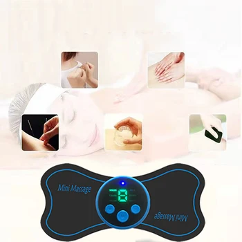 6 Režiimid Kaela Tagasi Emakakaela Massager Plaaster Kaasaskantav Mini Remote Control USB-Laadimine Valu Vahend Tervishoiu Lõõgastuda UUS