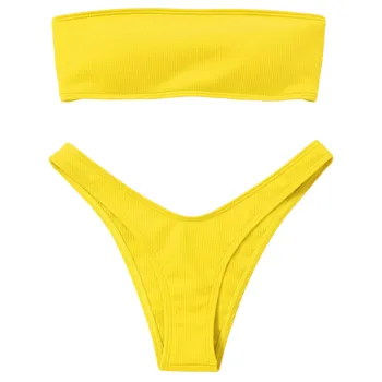 Naiste Bikini Kõrge Waisted Kõtu Kontrolli Kahes Tükis Ujumistrikoo Supelrõivad 2021 Tüdruk Rannas Supelda Suit Naine Fahsion Ujumisriided, Hispaania