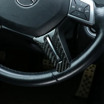 Mõeldud Mercedes-Benz C-Klass W204 süsinikkiust Interjööri Rool Dekoratiivsed peep varba kingad Rool Kleebised