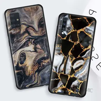 Maastiku Tint Marmor Case for Samsung Galaxy A51 A71 A21s A31 A41 A11 A12 A01 A91 A71 A42 A21 A02s A32 5G Must TPÜ Pehme Kate