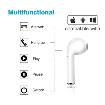 I7s tws Traadita Kõrvaklapid kvaliteediga heli kõrva Peakomplekt Juhtmeta Bluetooth Kõrvaklapid, Aku kast Redmi Huawei ja Iphone Xiaomi