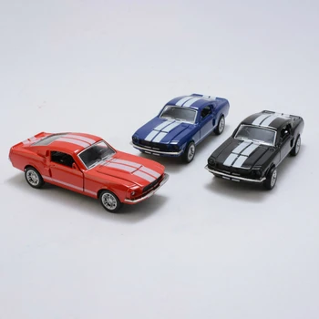 Hot Müük 1: 32 Mõõtkavas Ford Mustang GT 1967 GT500 Tõmba Tagasi Sulamist Auto Mänguasi Mudel Laste Mänguasja Auto Mudel Kogumise Kingitus Seeria