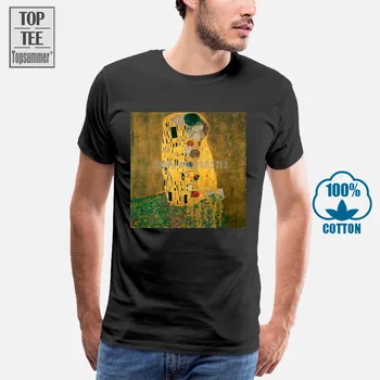 Gustav Klimt Kiss Maali T-Särk, Meeste T-Särk 3D Mehi Hulgi Meeste T-Särk, Lahe T-Särgid Vintage T-Särk Anime Tshirt