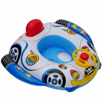 Õhu Täispuhutavad Madratsid Auto Kids Ujumine Ringi Baby Väikelapse Ujumine Mänguasi Lastele Float Istme Paadiga Ringi Air Madrats Bassein Voodi