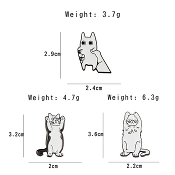 Cartoon sõle Jaapani Harajuku pehme Meng armas kitty cat, sõle üliõpilaste vormiriietuse tilguti krae pin badge kotid, ehted pin emane