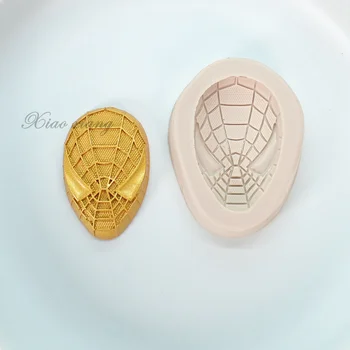 3D Hero Silikoon Fondant Kook Vormidesse Küpsetamiseks Mask Sünnipäev Kook Teenetemärgi Vahendid Kook Gumpaste Šokolaad Vormidesse M2119