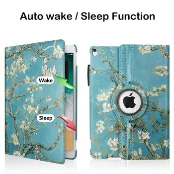 Case for IPad 10.2 Tolline 2019,360 Pöörlev Auto Sleep/Wake Up Smart Case Cover for IPad 10.2 2019 7th Gen A2200 A2198 A2197