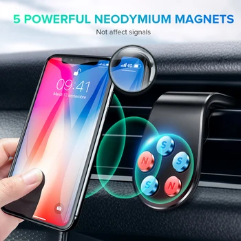 BaySerry Magnet Auto Hoidikut Air Vent, Telefon Seista iPhone Samsung Huawei Nutitelefoni GPS Navigatsiooni Mount Omanik