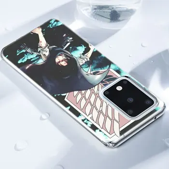 Anime rünnak Titan logo Pehme Telefoni Case for Samsung Galaxy Note 10 20 S21 Ultra S21 5G S20 FE S10 Lite S10E S9 Plus S8 Kate