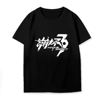 Mäng Honkai Mõju 3 t-särk pluss suurus tops tees suvel tops meeste lühikesed varrukad tshirt streetwear t-särk poiste riided
