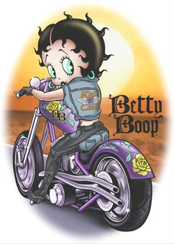 Auto Kleebis Cartoon Armas Tüdruk Lady Betty Boop Decal Sobib Racing MAASTUR RV Mootorratta Seina Akna Sülearvuti Kohver Veoauto PVC