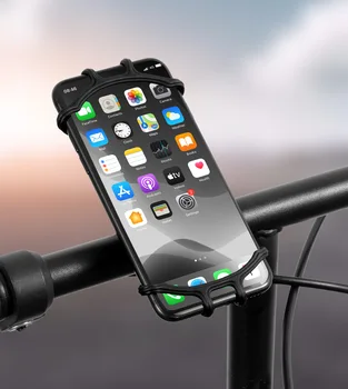 2021 Silikoon Jalgratta Telefoni Hoidik Mootorratta Mobiiltelefoni Stand Bike GPS Klamber Kiire Mount iPhone Samsung HuaWei Xiaomi