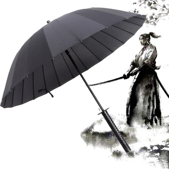 Jaapani Samurai Vihmavari Tugev, Hingav Semi Automaatne Pikk Vihmavari Suur Mees Ja Naiste Äri Vihma Mens Paraguas