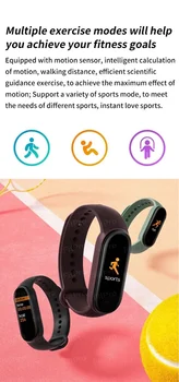 M5 Smart Watch Sport Fitness Tracker Nutikas Käevõru Pedometer Bluetooth Käevõru Südame Löögisagedus, Vererõhk, Jälgida Meeste Ja Naiste M5