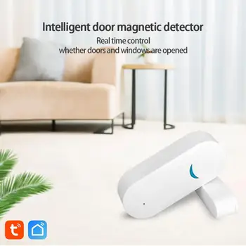 Smart Home Tuya Zigbee Ukse-Ja Akna Sensor Smart Liigend-Ukse Magnet Akna Ukse Lahti, Kodus Andur Häire Safy Andur