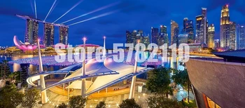 Täielik 5D DIY Diamond Maali Marina Bay,Singapur Tikandid ristpistes Mosaic City Arhitektuur, Maali Kunst Home Decor Kingitus