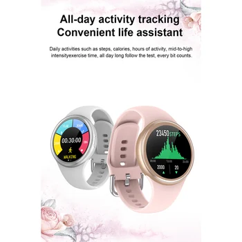 Smartwatch Naiste IP67 Smart Watch Veekindel Whatsapp Teateid Ilmateade Kauge Muusika Samsung iPhone Xiaomi