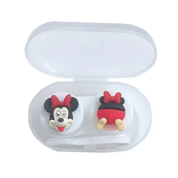 Disney Miki-Minni-ja Kosmeetikatooted kontaktläätsede Kasti Cartoon Armas Tegelane kolmemõõtmelise Dekoratiivse kontaktläätsede Kaaslane Box