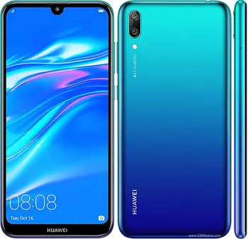 Nutitelefoni Huawei y7 pro 2019 4 GB RAM 64 GB ROM Snapdragon 450 Mobile Telefon Sõrmejälje 4000 mAh mobiiltelefoni
