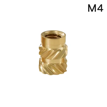10tk Muhe Brass Hot Melt Seespoolne Pähklid Kütte Vormimise Vask Keere 3D Printeri Osad SL-tüüpi Topelt (sh risttoimse) Sidusega võru abil Süst