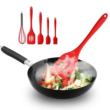 2020. aasta Kuum Köök Tööriistade Komplekt 5tk Non-stick Cooking Cooking Tööriistad Silikoon kööginõude Komplekt Spaatliga Lusikas Turner Köök Tööriistad