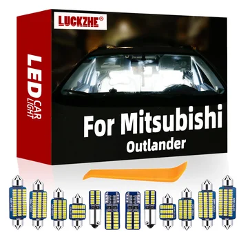 LUCKZHE Jaoks Mitsubishi Outlander Xl 1 2 3 Canbus Sõiduki LED Interjööri Kaart Dome Trunk Light Kit 2001-2020 Auto Valgustus