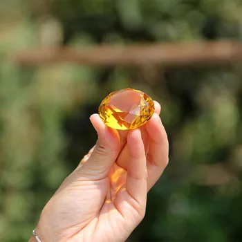30mm 1tk Kristall Teemant Kirjapressi Klaasist Kaunistused Feng Shui Figuriin Kodu pulmad Decor Käsitöö Loomingulised Kingitused, Suveniirid