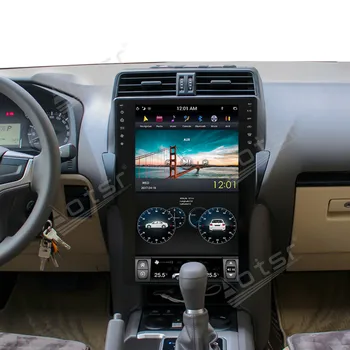 128GB Toyota Land Cruiser Prado 150 2018 Auto GPS Navigatsiooni Tesla Suur Ekraan, Android Mms Raadio DVD Video Player Auto