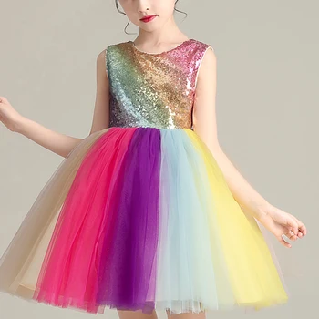 Lille Tüdrukute Kleit Kostüüme Õmblema Peorõivad Litrid Pidulik Pitsiline Kleit Printsess Suvine Kleit Lapsed Tutu Kleit