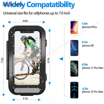 Veekindel, Mootorratta Telefoni Omanik Seista Samsung iPhone Moto Jalgratta Lenkstangi Mobiil Laagrisilla Tugi Roller Telefoni Kott Juhul