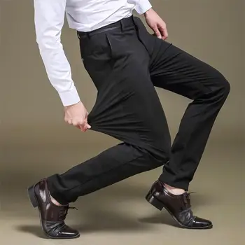 Uued Slim Kõrge Venitada Meeste Vabaaja Püksid Sunmmer Klassikaline Värviga Äri vabaajarõivaste Ametliku Ülikond Püksid Dropshipping