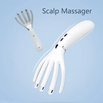 Pea Massager Lõõgastuda Anti-Stress Peanaha Massaaž Machine Heating Vibratsiooni Reha USB Elektrilised Peanaha Massager Pea Leevendada Fatigu