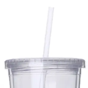 500/650ml Double-layer plastikust anti-põletushaavu käsi õled cup Premium Klassi Akrüül Topelt Seinaga Nõudepesumasin Ohutu Mitmekülgne