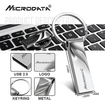 Metallist USB Flash Drive 32GB Pen Drive 16GB, 64GB 128GB, mini USB Pulk pendrive Kkel-USB Flash Stick
