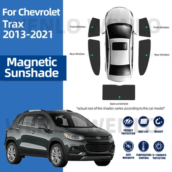 Näiteks Chevrolet Trax 2013-2021 Kaitsekatted Kokkupandav Lihtne Osamakse Päikesesirm Magnet Kardinate Taga Külje Akna Päikesevarjud