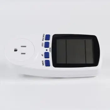 LCD Digitaalne Ekraan Power Saving Energy Monitor Watt Amp Volt KWh Elektrienergia Arvesti Analyzer