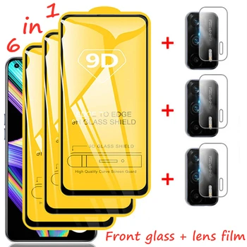 6-in-1 9D Karastatud Klaas Realme GT 5G Neo 6 7 8 Pro Ekraani Kaitsed jaoks Realme X2 X3 Pro XT Narzo 30 Kaamera Objektiiv Film