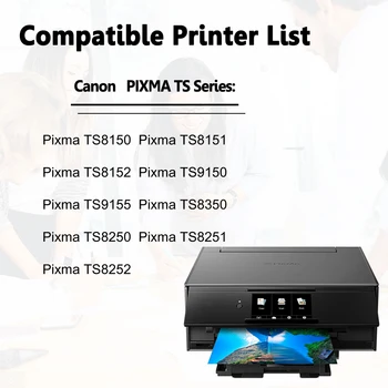 PGI-580XXL CLI-581XXL ühildub Canon tindikassett kasutamiseks Canon PIXMA TS6150 TS6151 TS6250 TS6251 TR7550 TS8150 TS8151