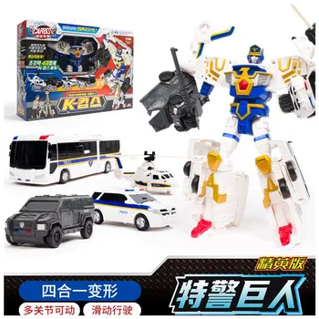 Deformeerunud Auto Ümberkujundamise Robot Super Guard Koostisega korea Cartoon Plastikust Tere Mänguasjad Carbot Kingitus Poiss